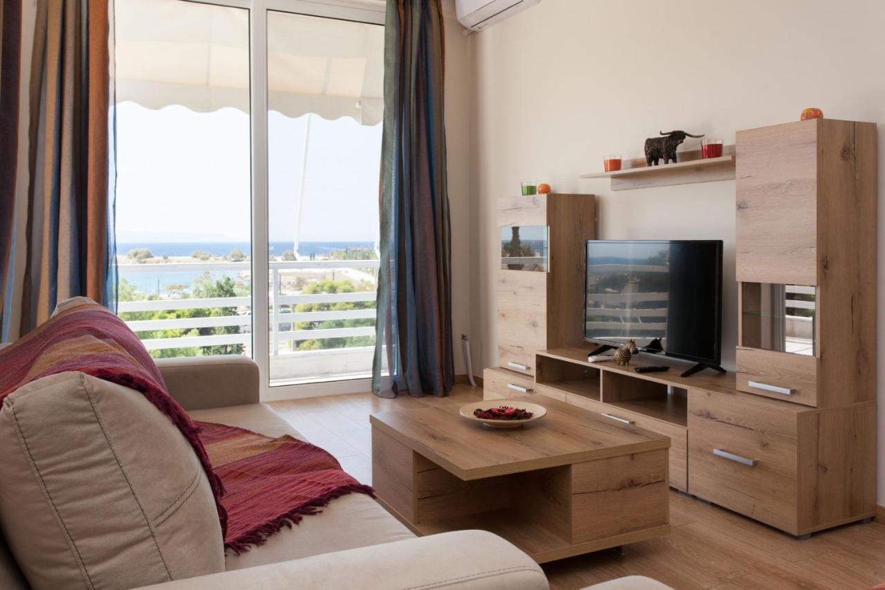 Modern Apt In Glyfada A Breath Away From The Sea - The View Atény Exteriér fotografie