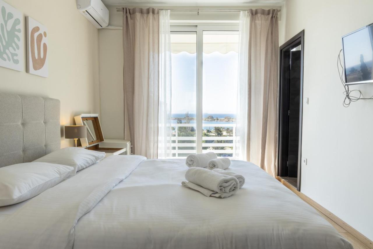 Modern Apt In Glyfada A Breath Away From The Sea - The View Atény Exteriér fotografie